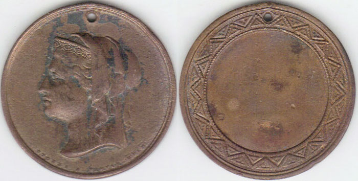 1887 Australia Victoria Jubilee Medallion A002241